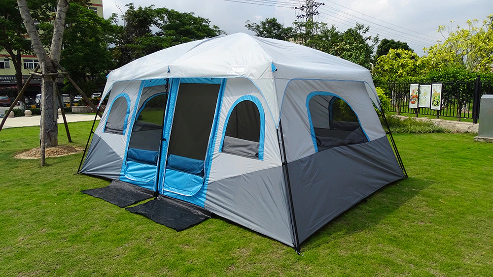 Cheap Goat Tents Large Camping Tent Outdoor Big Family Tent 8 10 12 Person Party Tent Waterproof Cabin Camp Anti UV Marquee Tents Tents 